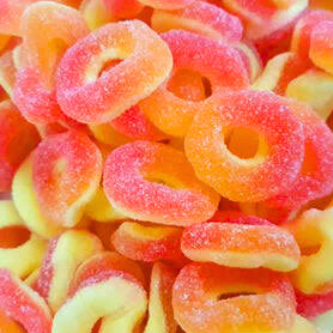 Peach rings 150g