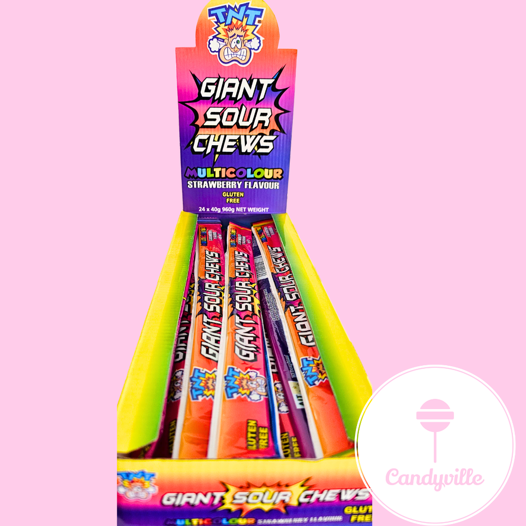 Tnt Giant Sour Chew Bar Candyvilleau 6594