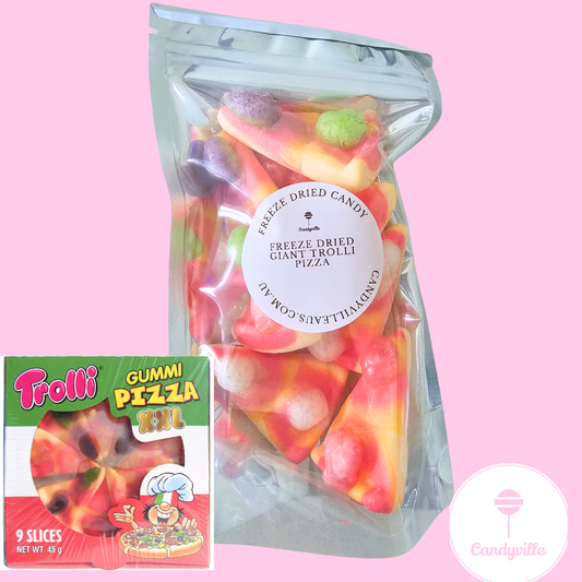 Freeze dried trolli pizzas