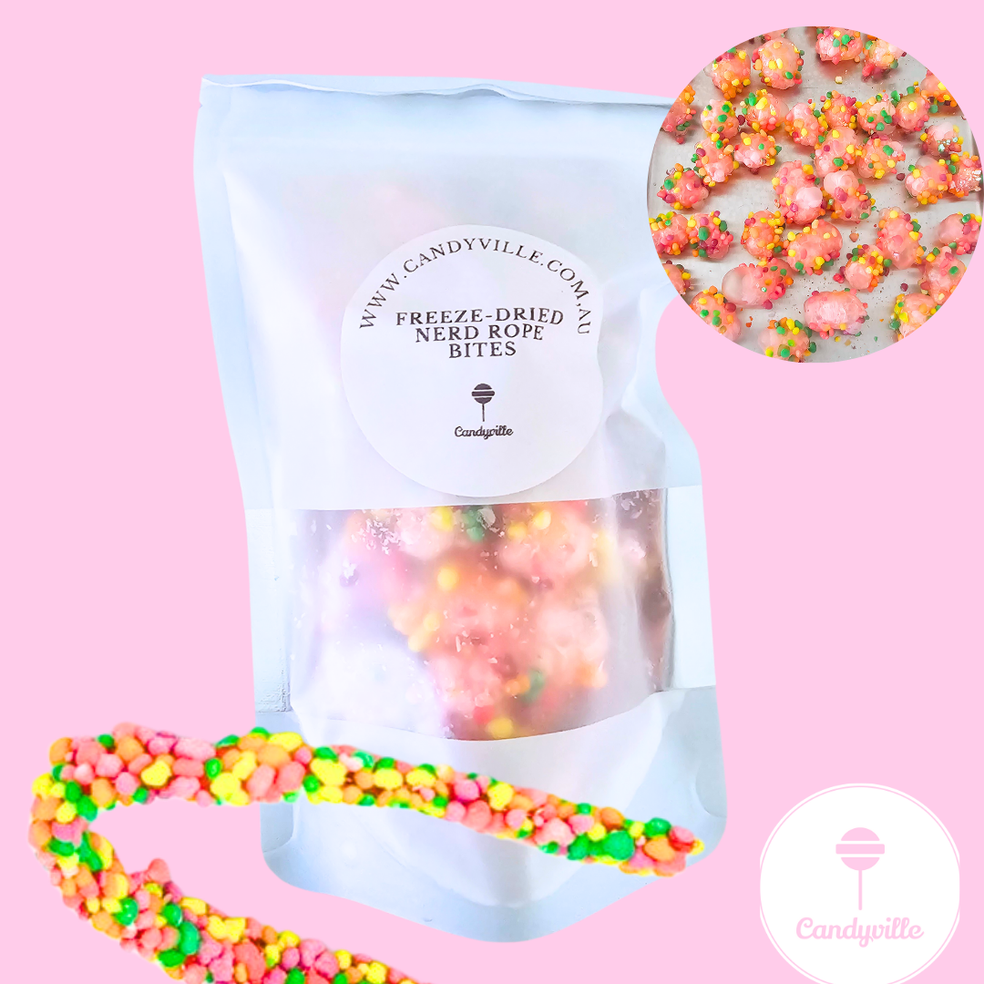 Freeze-dried Nerd rope bites (small bag)