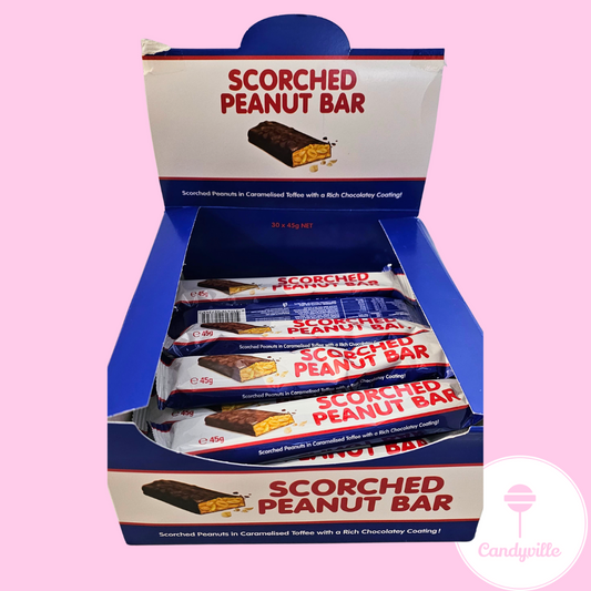 Scorched peanut bar