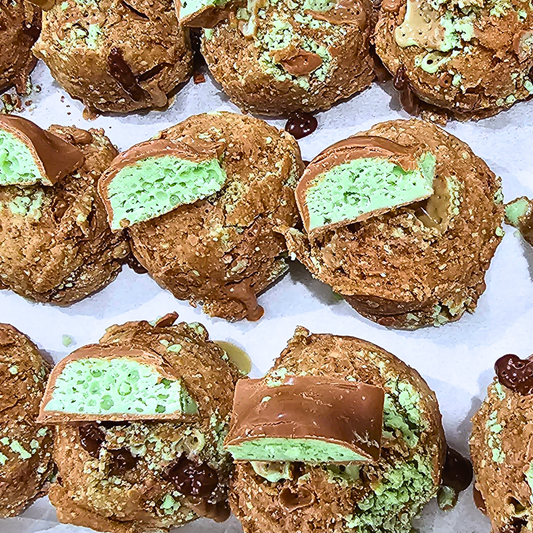 Choc Mint Aero Cookie Dough Scoops 🍪🍫🌿