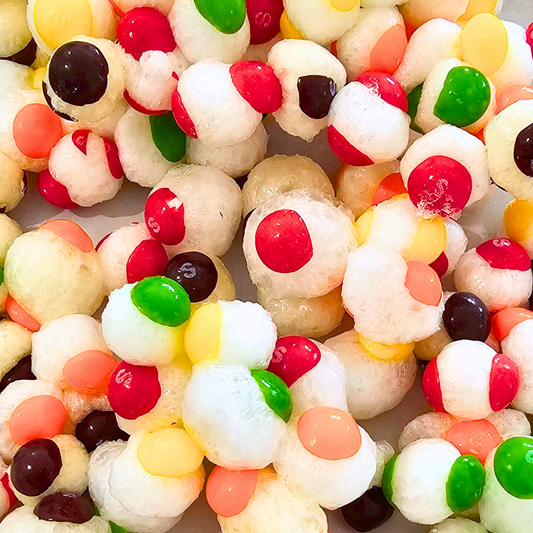 Freeze-dried sour skittles